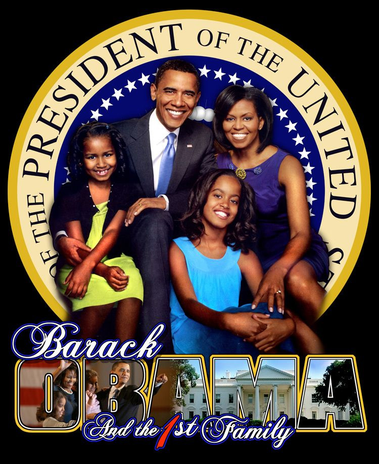 barack obama family. President Barack Obama and